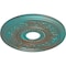 Ekena Millwork Genevieve Medallion (Canopies up to 3 1/2"), 16 1/8"OD x 3 1/2"ID x 7/8"P, Copper Green Patina CM16GNCGS - alternate 2